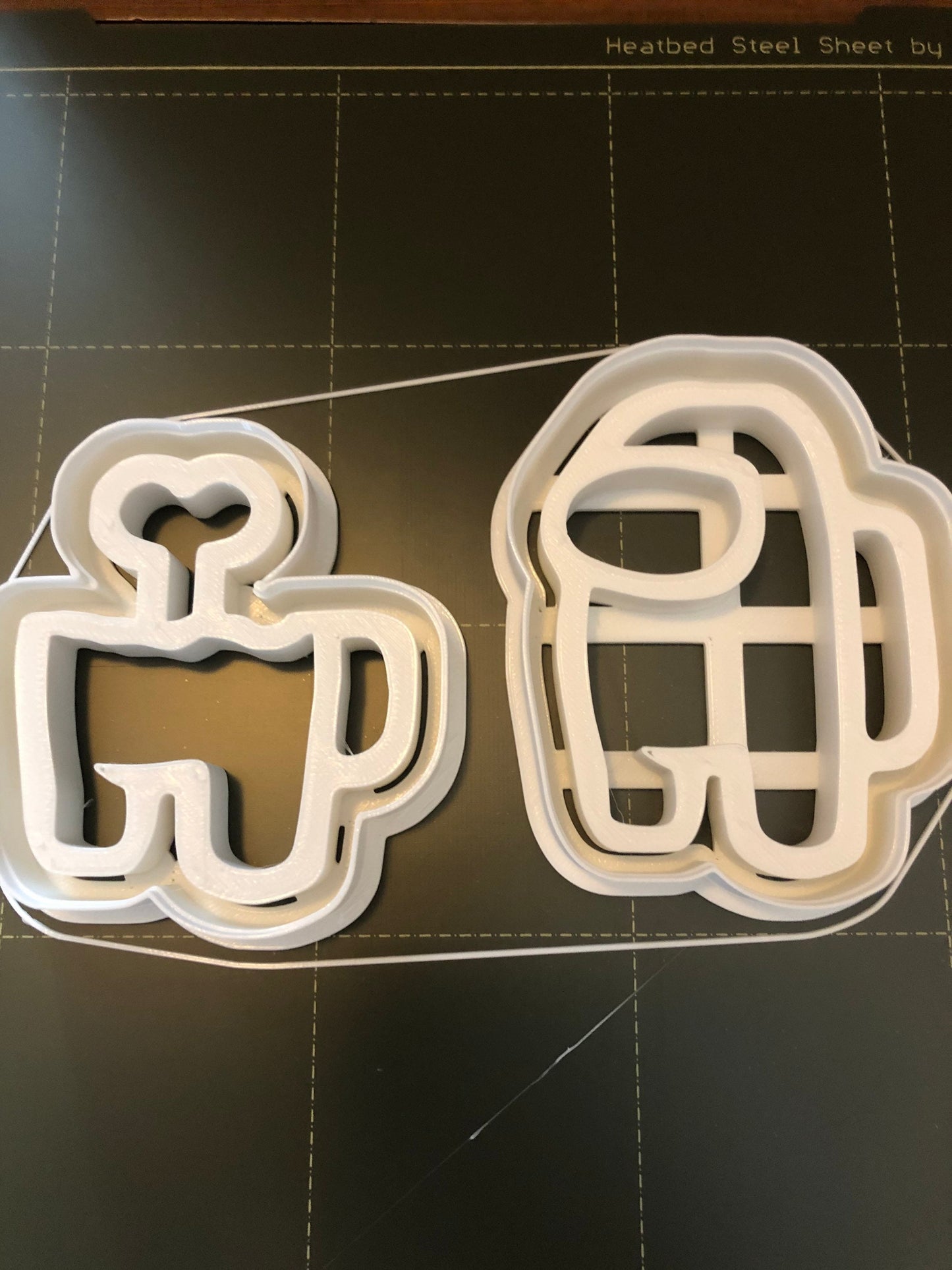 Among Us Cookie Cutters . ~ 3D printed in your color and/or size choice. 3D Printed Toy / Holiday Christmas Cookie Cutter!