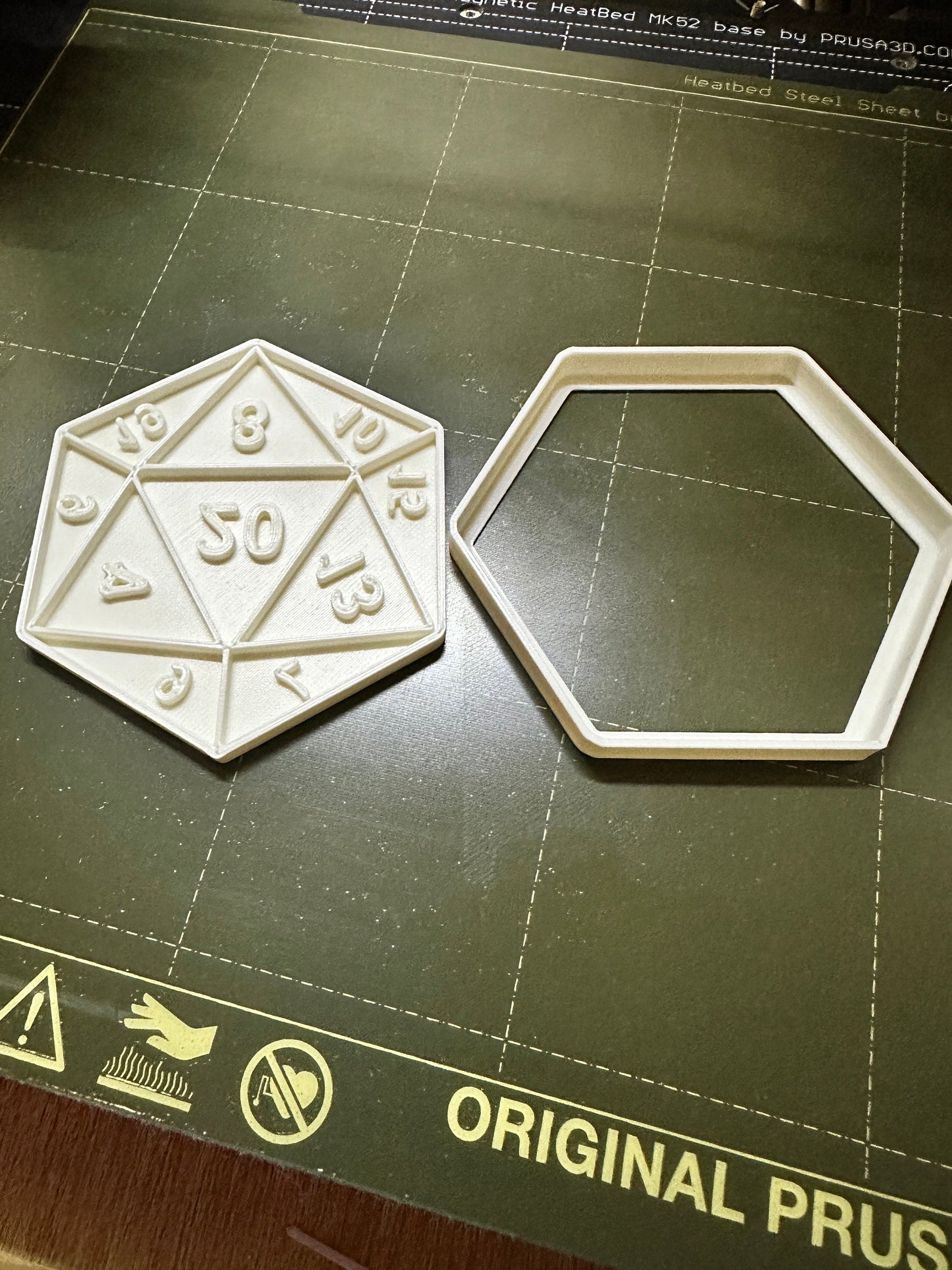 20 sided dice  - D20 , D 20 3D printed in your color of choice. 3D Printed / Holiday Christmas Cookie Cutter