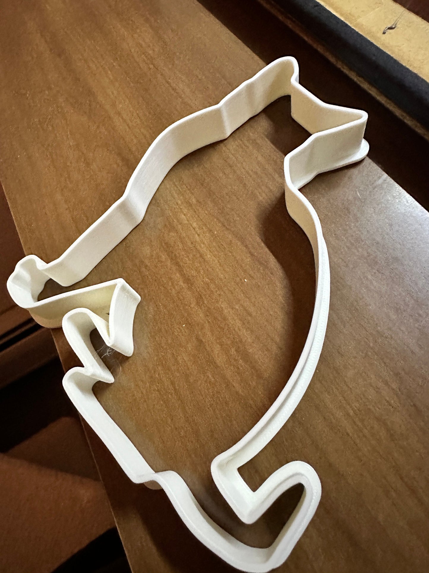 Cat -  3D printed in your color of choice. 3D Printed / Holiday Christmas Cookie Cutter